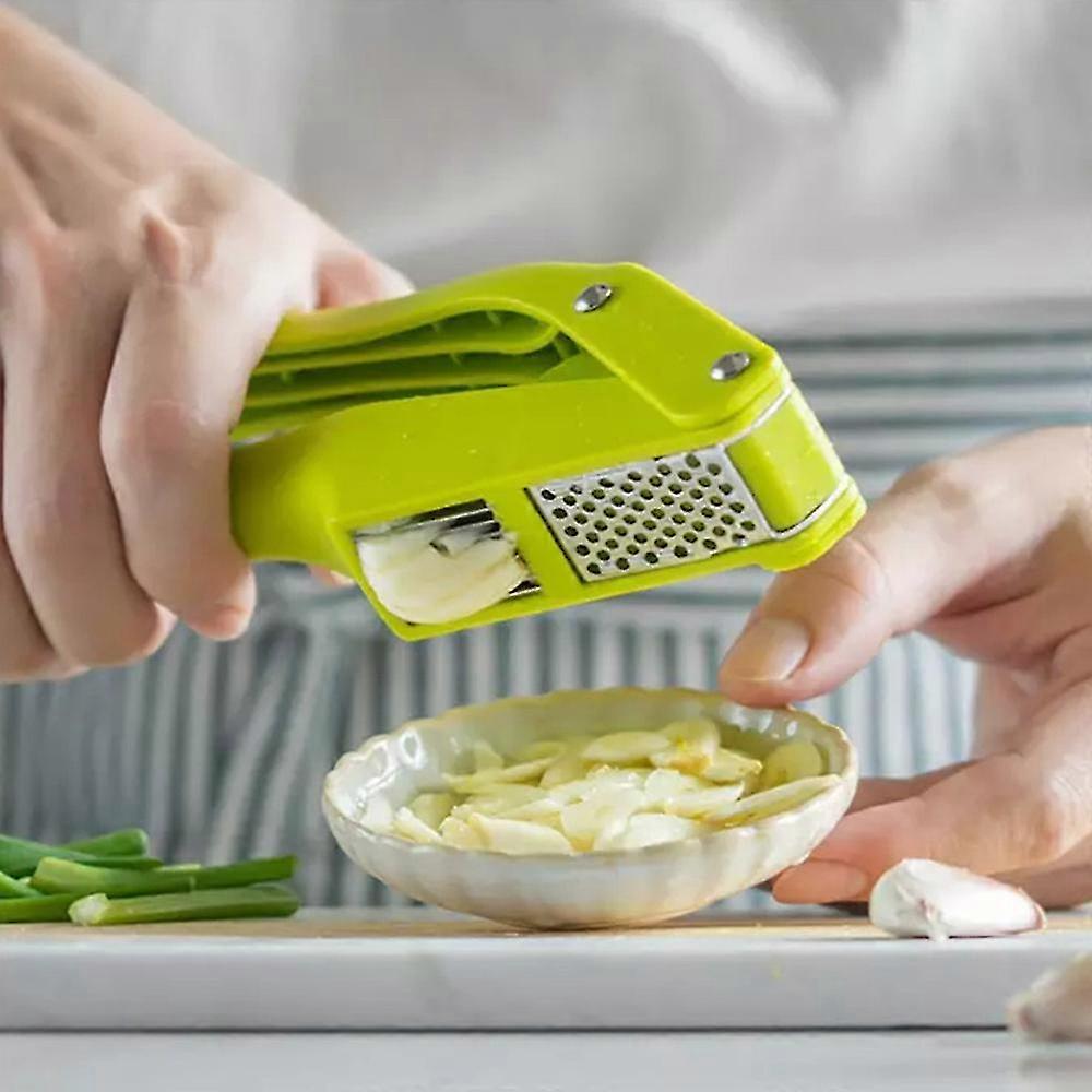 2 in 1 Garlic Press Garlic Mincer Garlic Crusher with Detachable Handle 2025