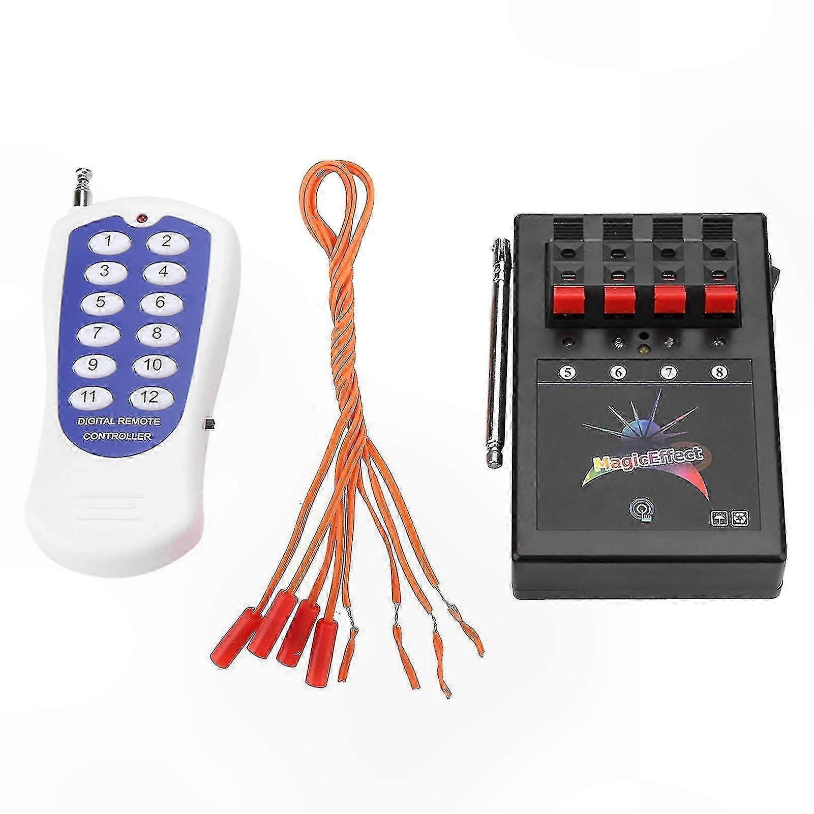 12-Channel Wireless Fireworks Ignition System with Remote Control for Professional Use