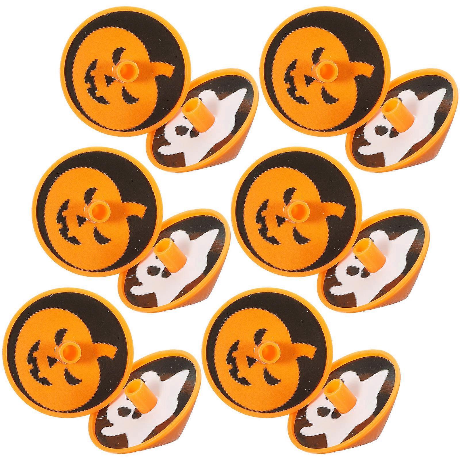 Kids Plastic Gyro Halloween Toys Rotating Tops for Fun 2Packs