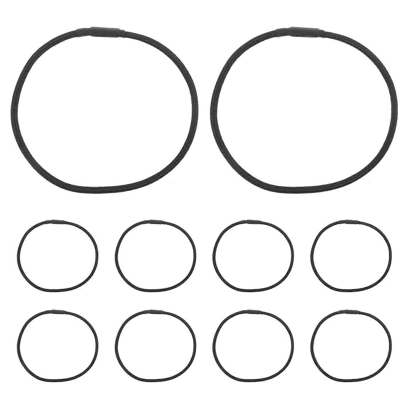 10st Shock Mount Mikrofonhållare Gummiband Elastiska Rep För Kondensor Mikrofon Stativ Anti-Vibration Och Brusreducering Sladd