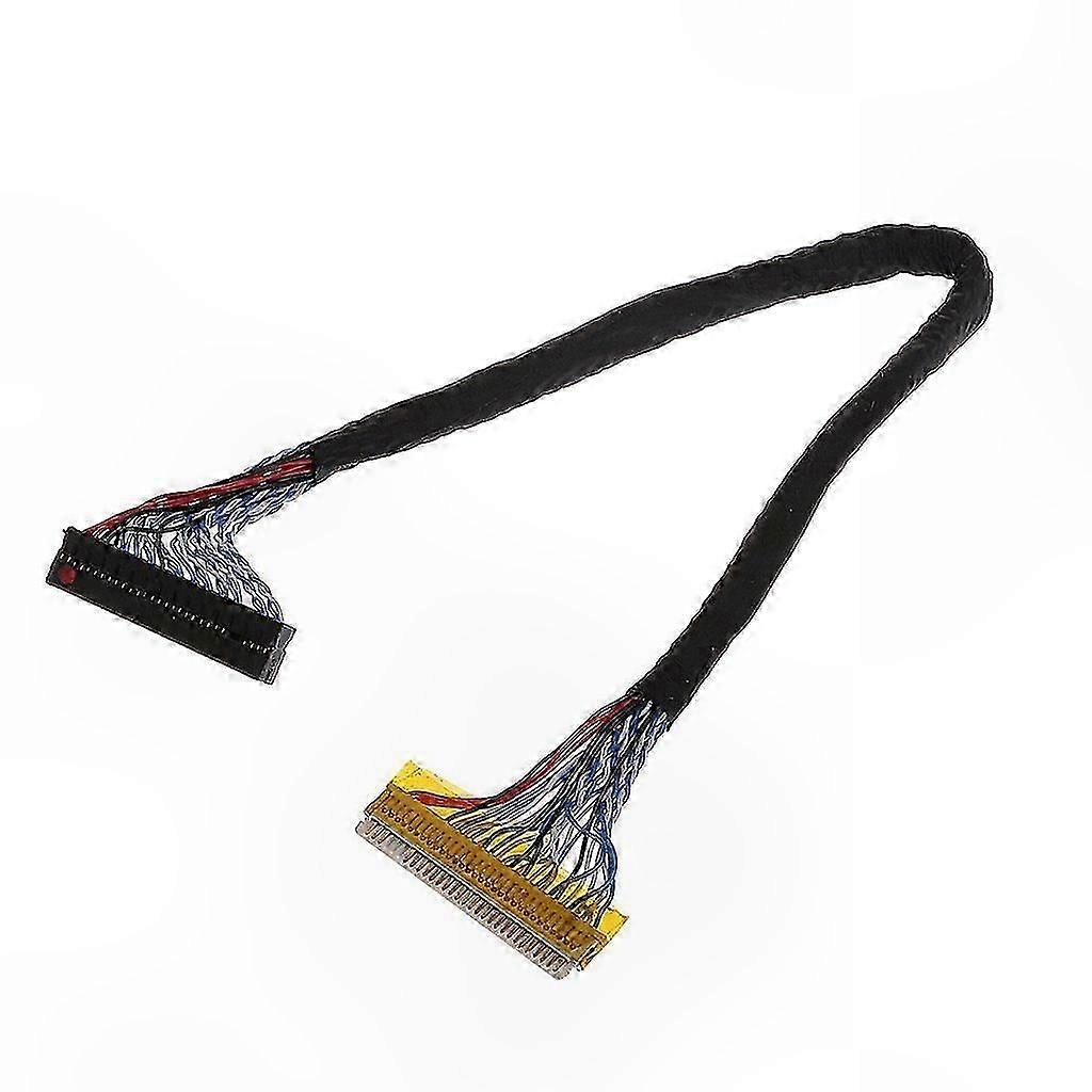 25cm 30-Pin 2-Channel LVDS Cable for 17-26 Inch LCD LED Panel Controller Connection Solution