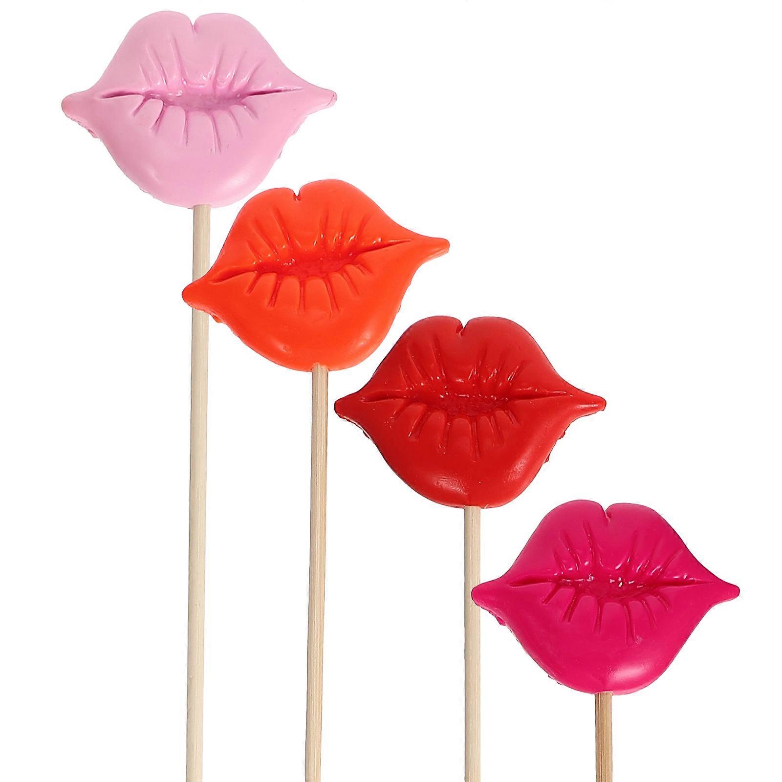 Funny Photo Booth Props for Wedding 32Pcs Mouth Lips Photo Prop Assorted Color