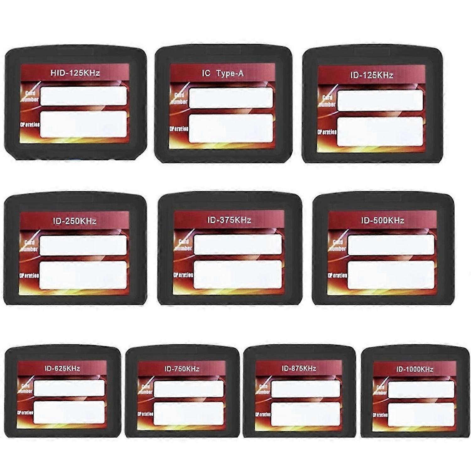 10 Frequency RFID Card Reader Writer Duplicator+5XUID Card/Keychain