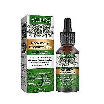 Rosemary Oil for Hair Growth & Skin Care - 100% Pure Rosemary Essential Oil for Eyebrow and Eyelash, Nourishes The Scalp, Stimulates Hair Growth for M