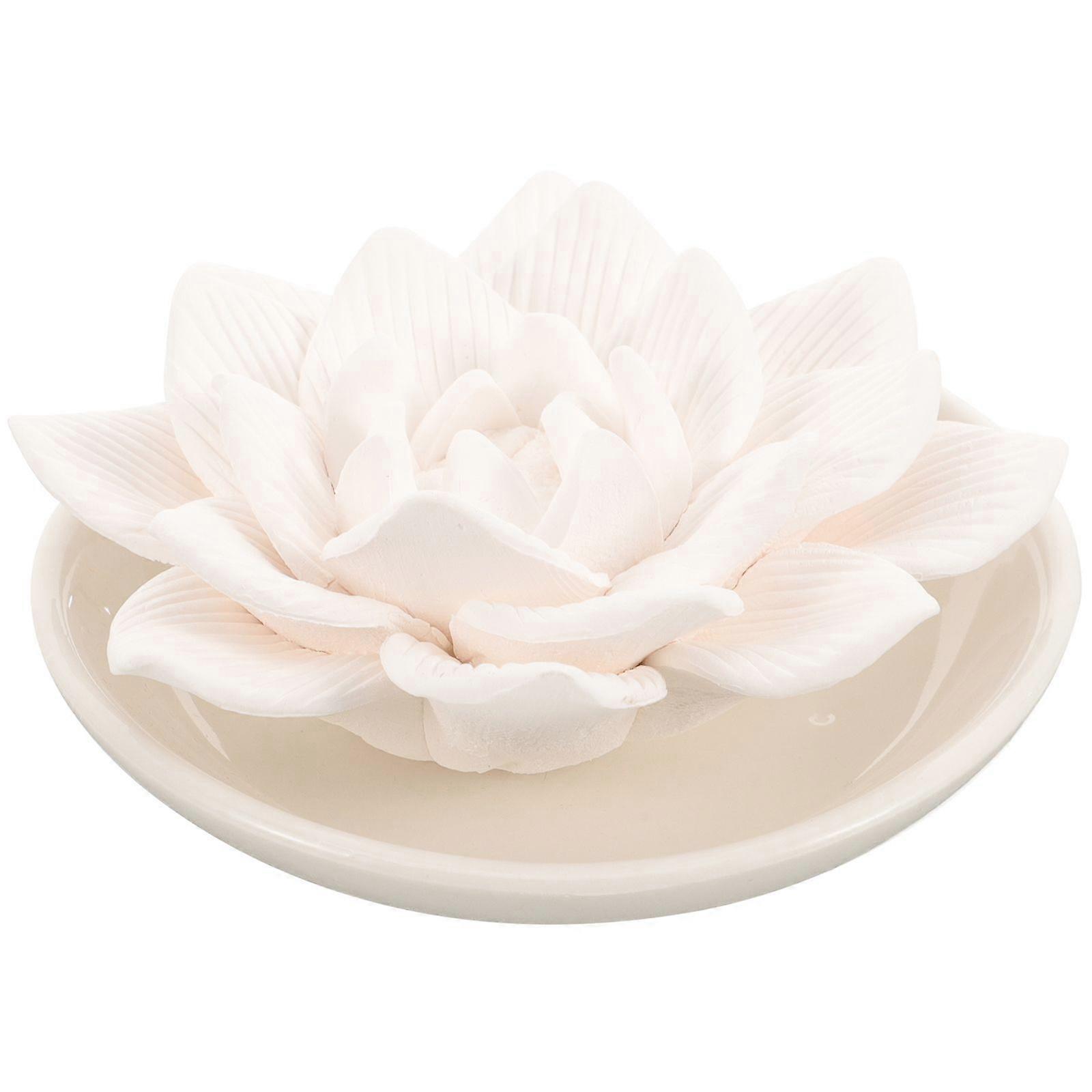 Diffuseur passif Diffuseur d’huiles essentielles Forme de fleur Diffuseur de parfum Pierre