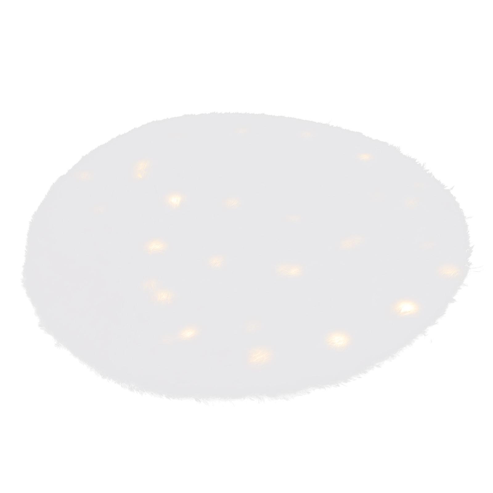 Luminous Floor Mat Round Carpet For Sofa And Tea-Table Perfect For Christmas Occasion 1 Set