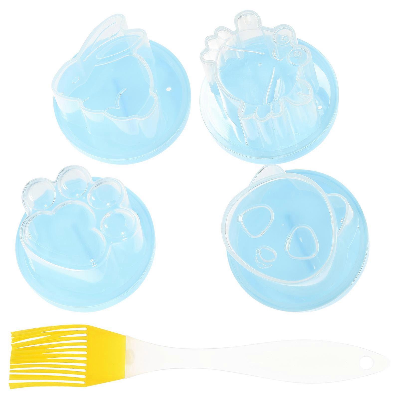 Egg Steamer Mold Blue Mini Egg Cooker for Home Use 1Set PP