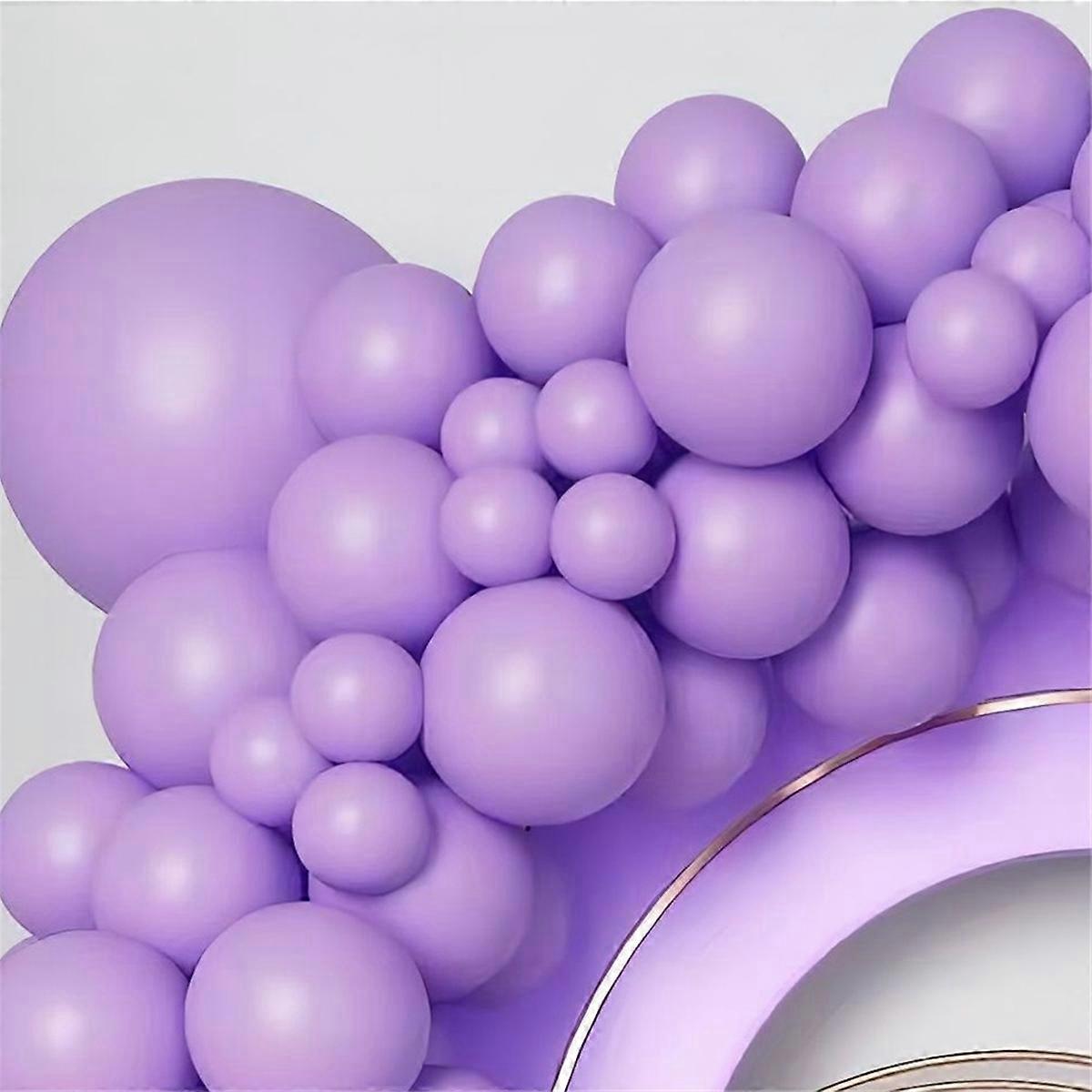  latex balloon Lavender balloon Can be matched at , B