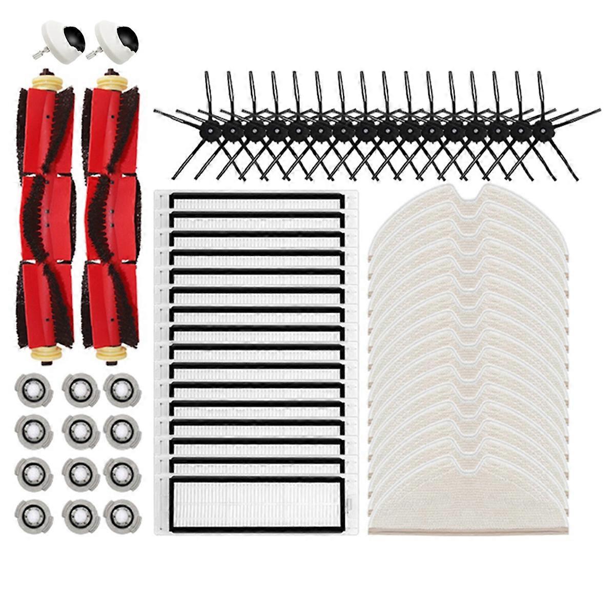 Compatible for Main Side Brush Filter Mop Cloth Parts