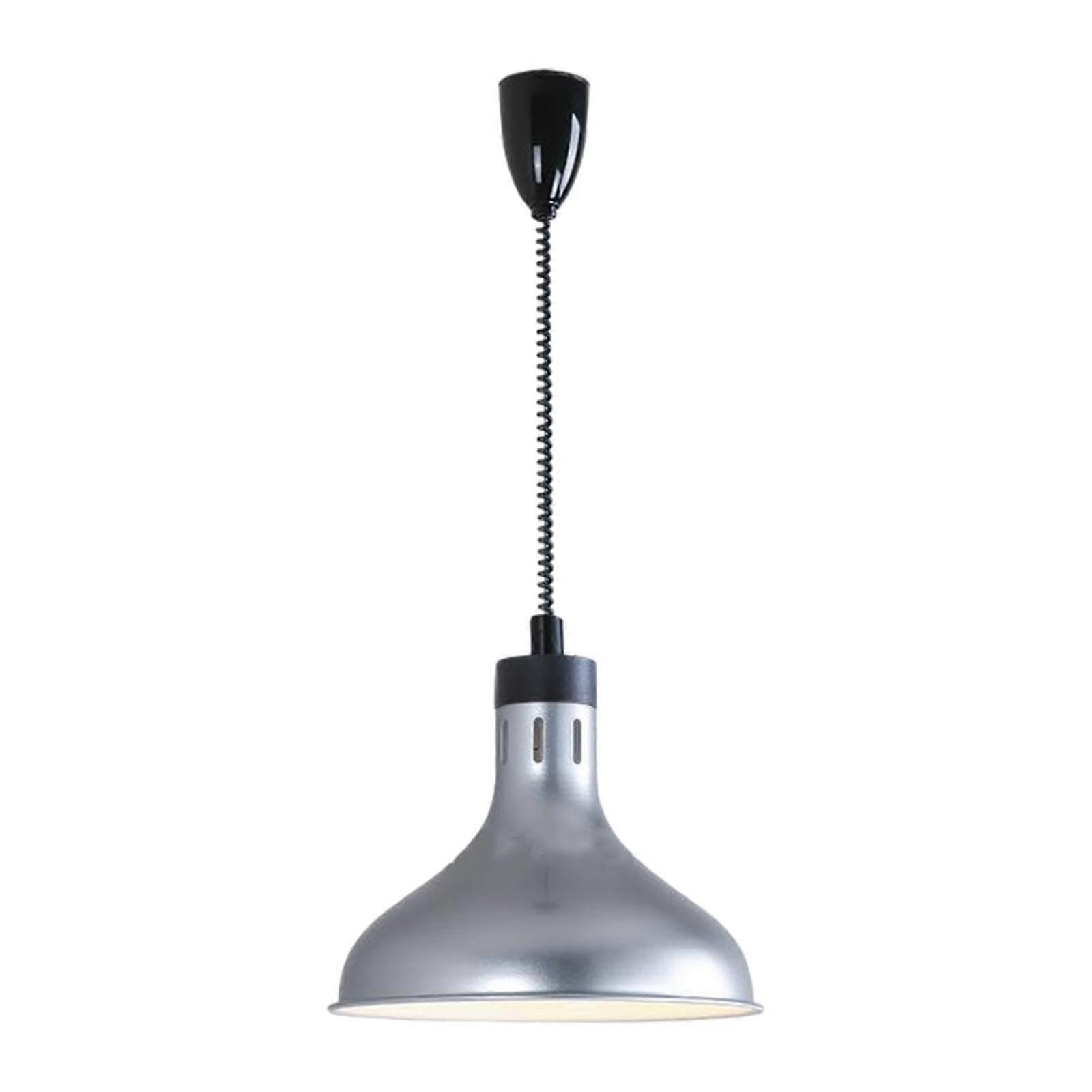 Buffet Heating Lamp with Retractable Design, 275W Bulb Not Included, Ideal for Hot Food in Restaurants