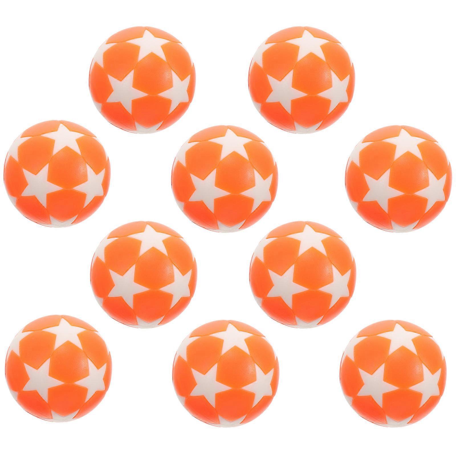 Plastic Foosball Table Balls for Recreation 30Pcs Orange Replacement