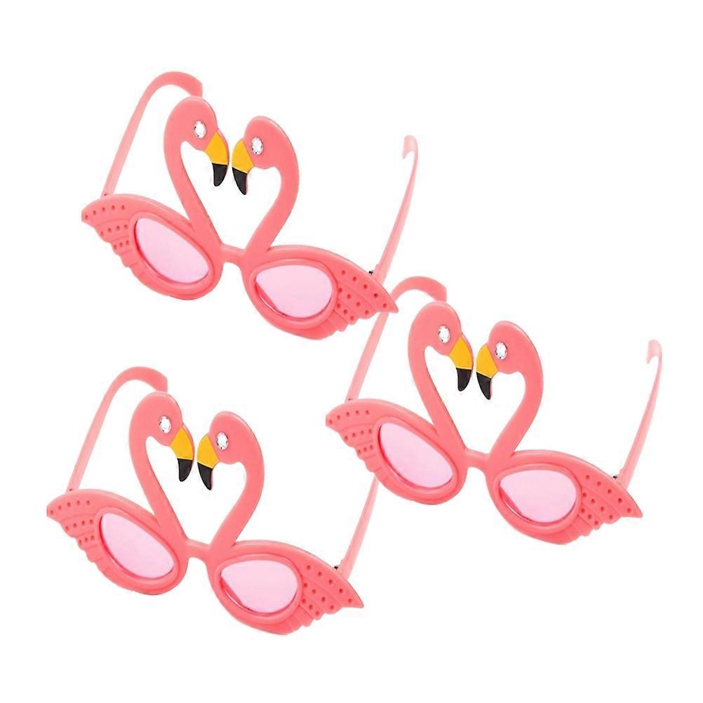 Funny Costume Glasses Flamingos Eyewear for Beach Party Use 6Pcs