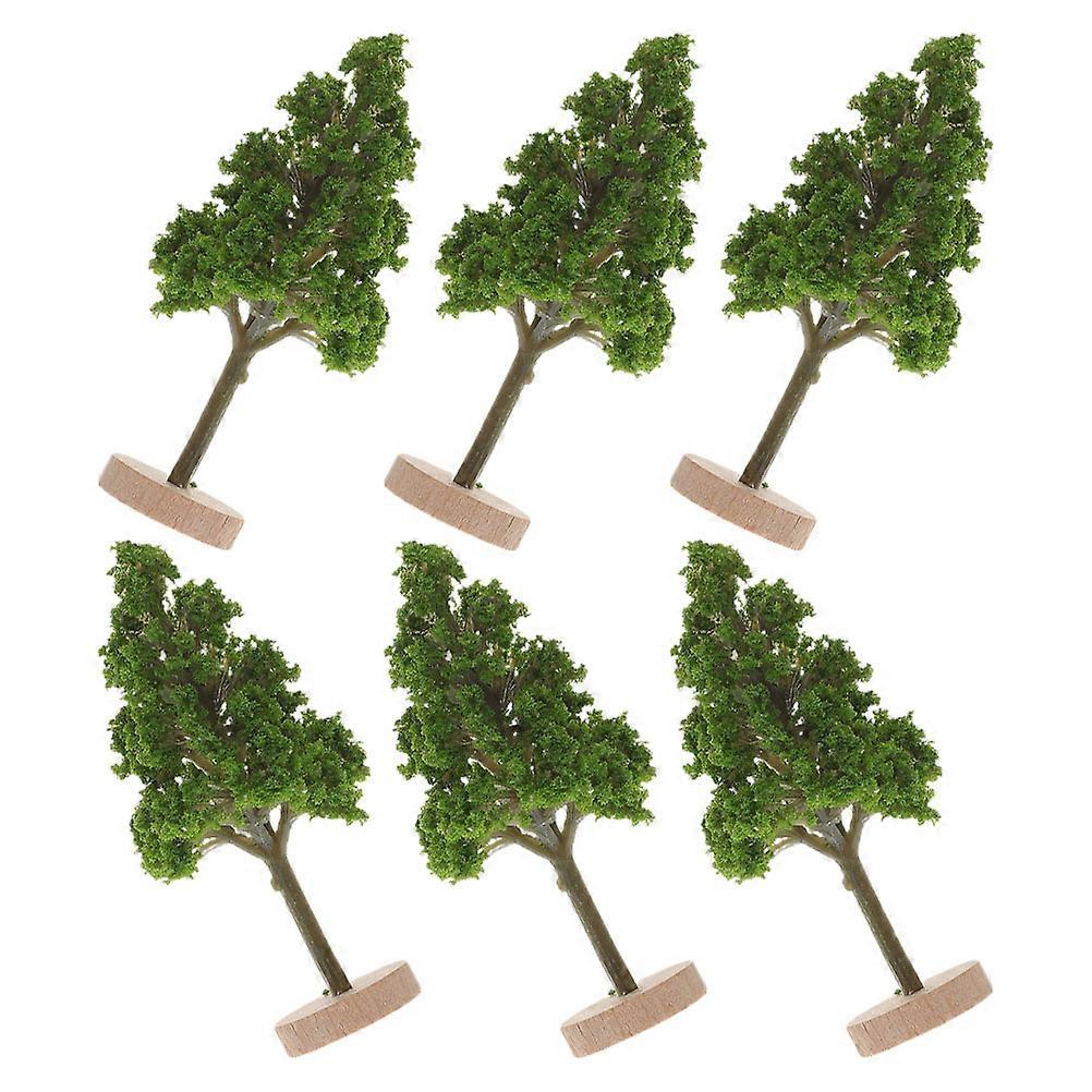 Artificial Road Tree Model for Decor 24Pcs Miniature Landscape Trees