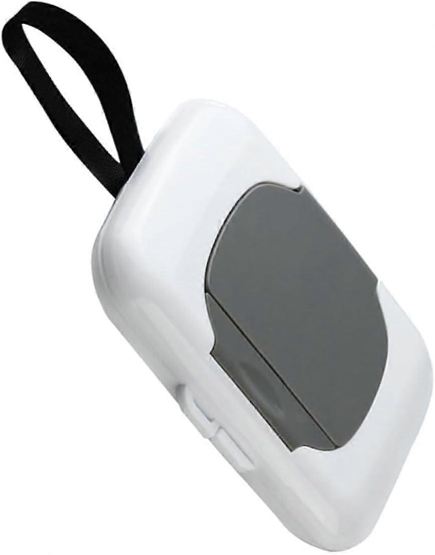 Travel Wipe Holder 1 Pc, Reusable Wet Wipe Container, Stroller Hanging Dispenser, Refillable Case, Safe Wet Storage