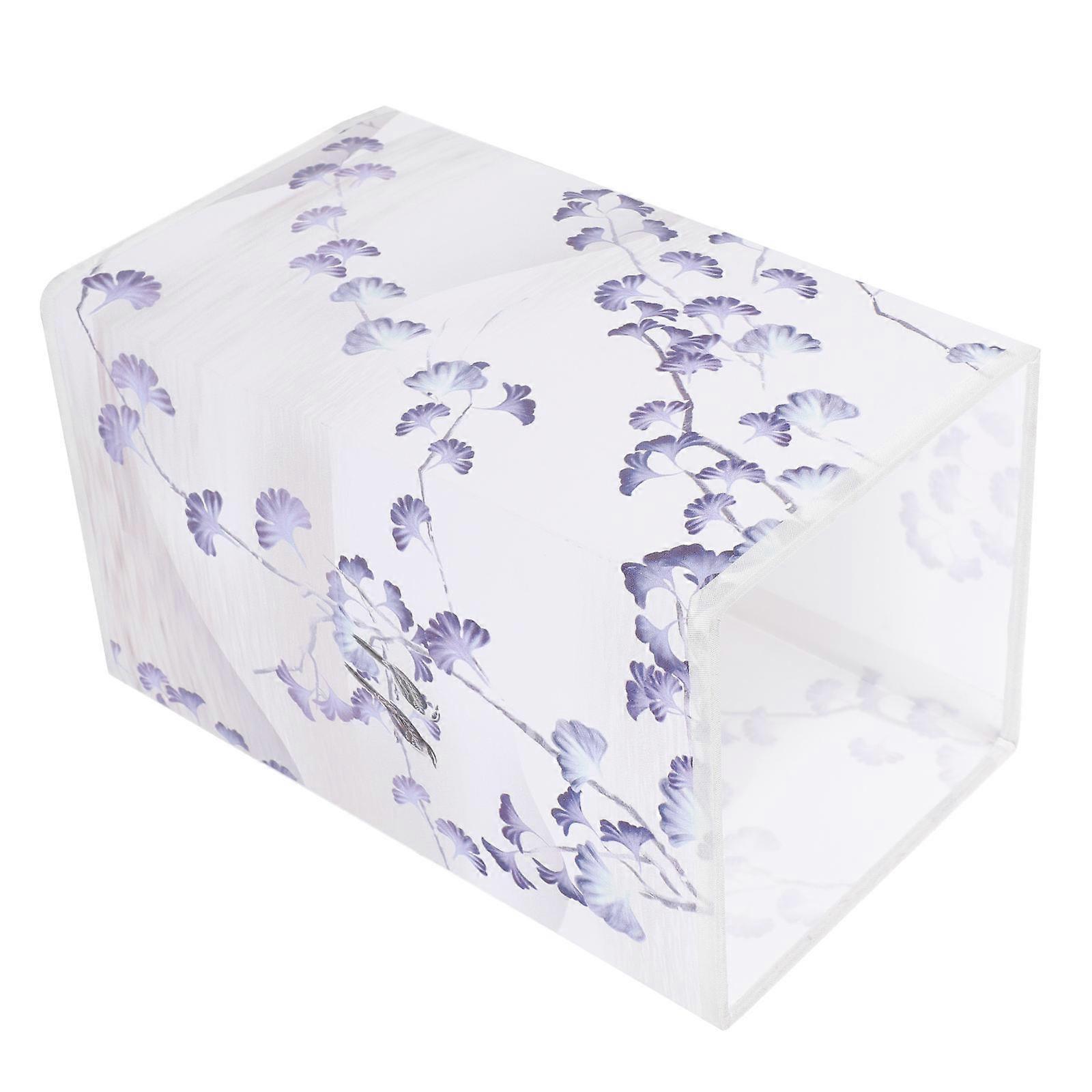 Table Lampshade Fabric Square Floor Lamp Violet Cloth Lighting Diffusion for Living Room 1Pack