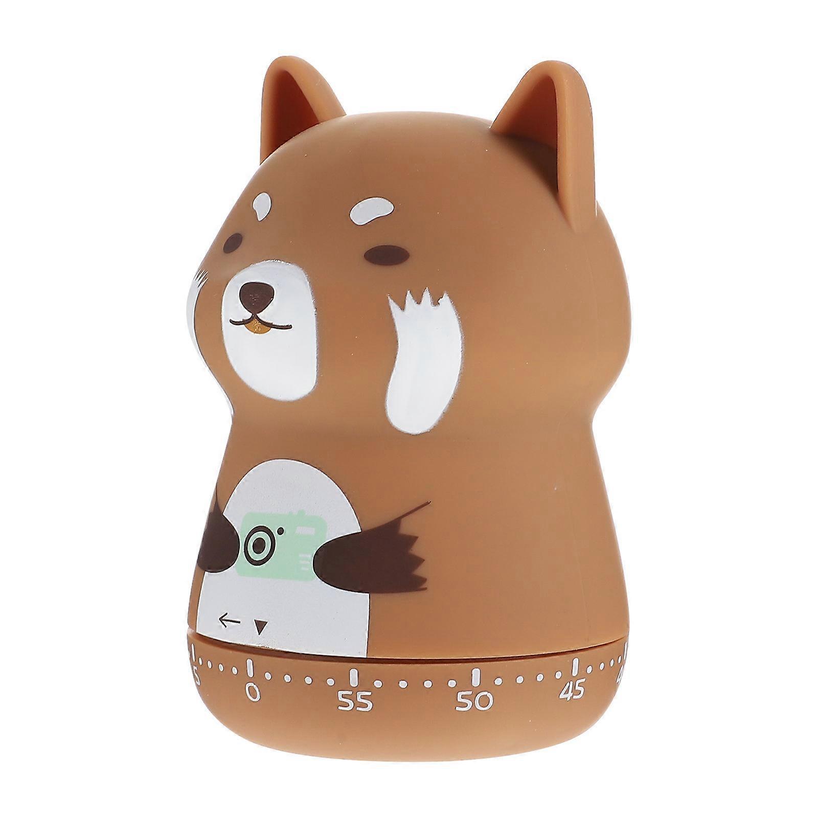 Plastic Cooking Timer 2Pcs Mechanical Timer Designed For Students Kitchen Use 9X5.8X5.8CM Coffee Time Management