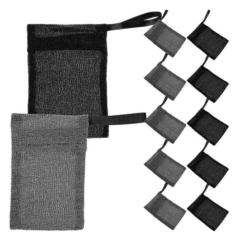 Household Soap Pouch Bar Soap Bag for Storage 24Pcs Assorted Color Nylon