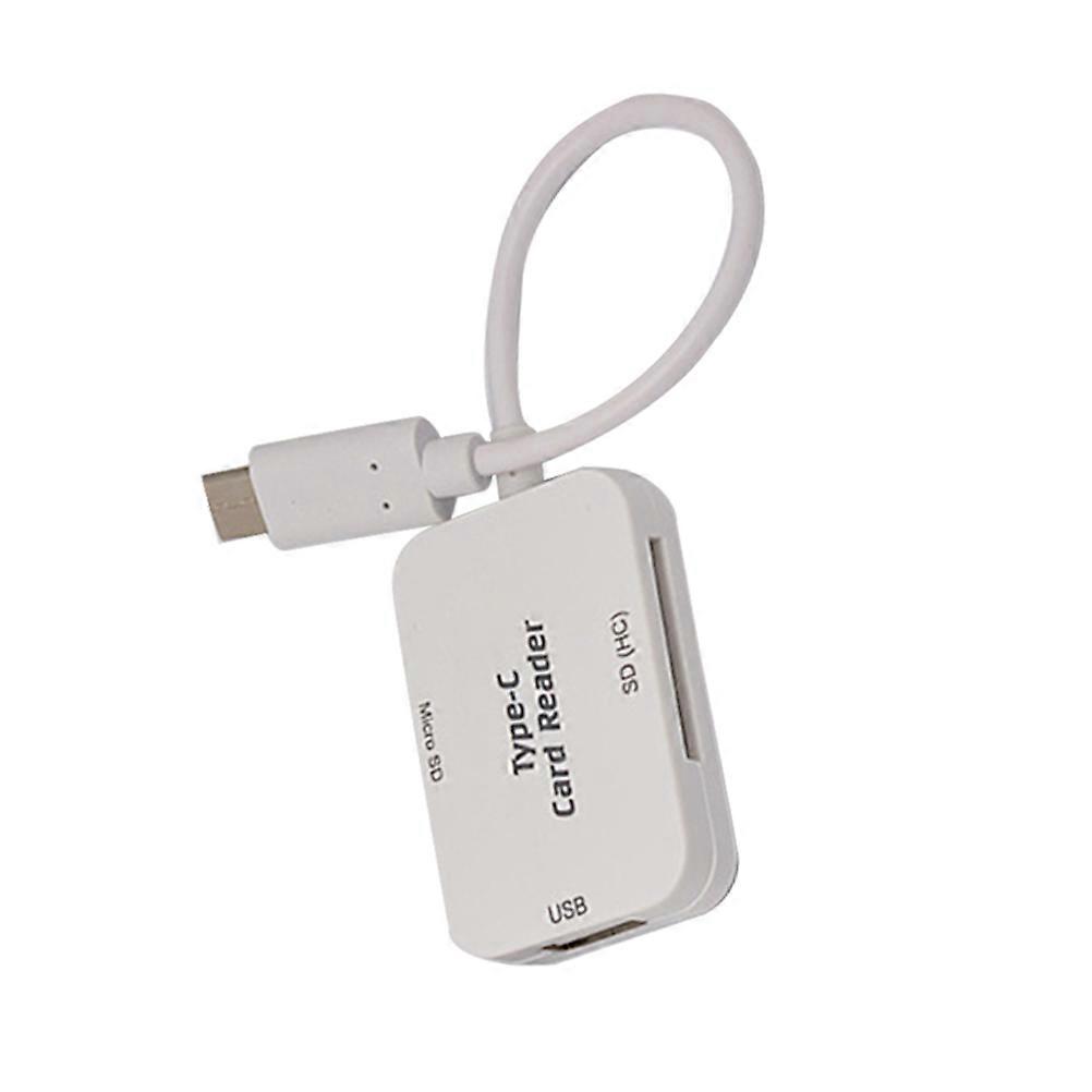 Mini USB Type- OTG For Phones Laptops Travel Compatible With TF Memory 3Pcs