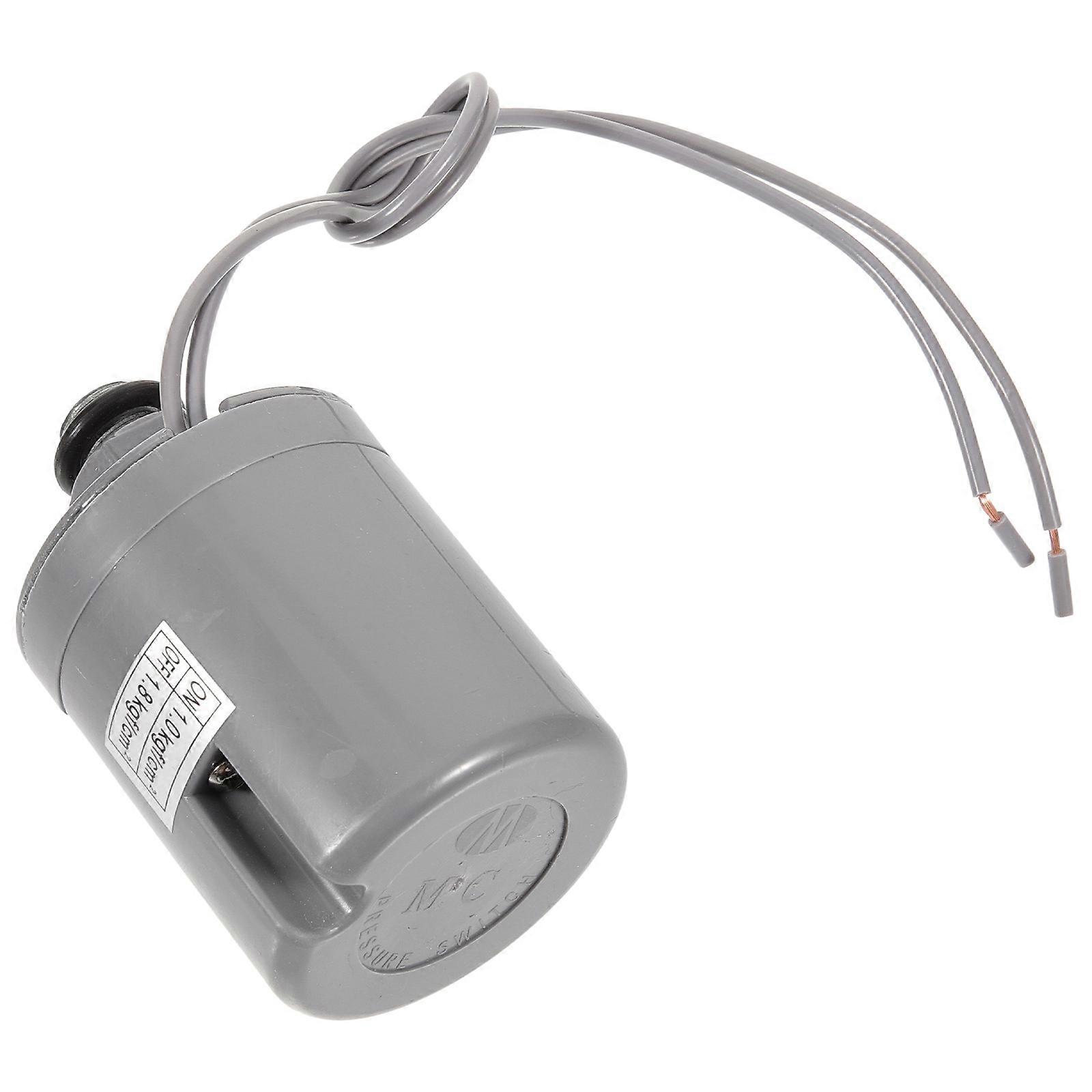 Water Pump Pressure Switch for Automatic Pump Control 2Pcs Grey Plastic