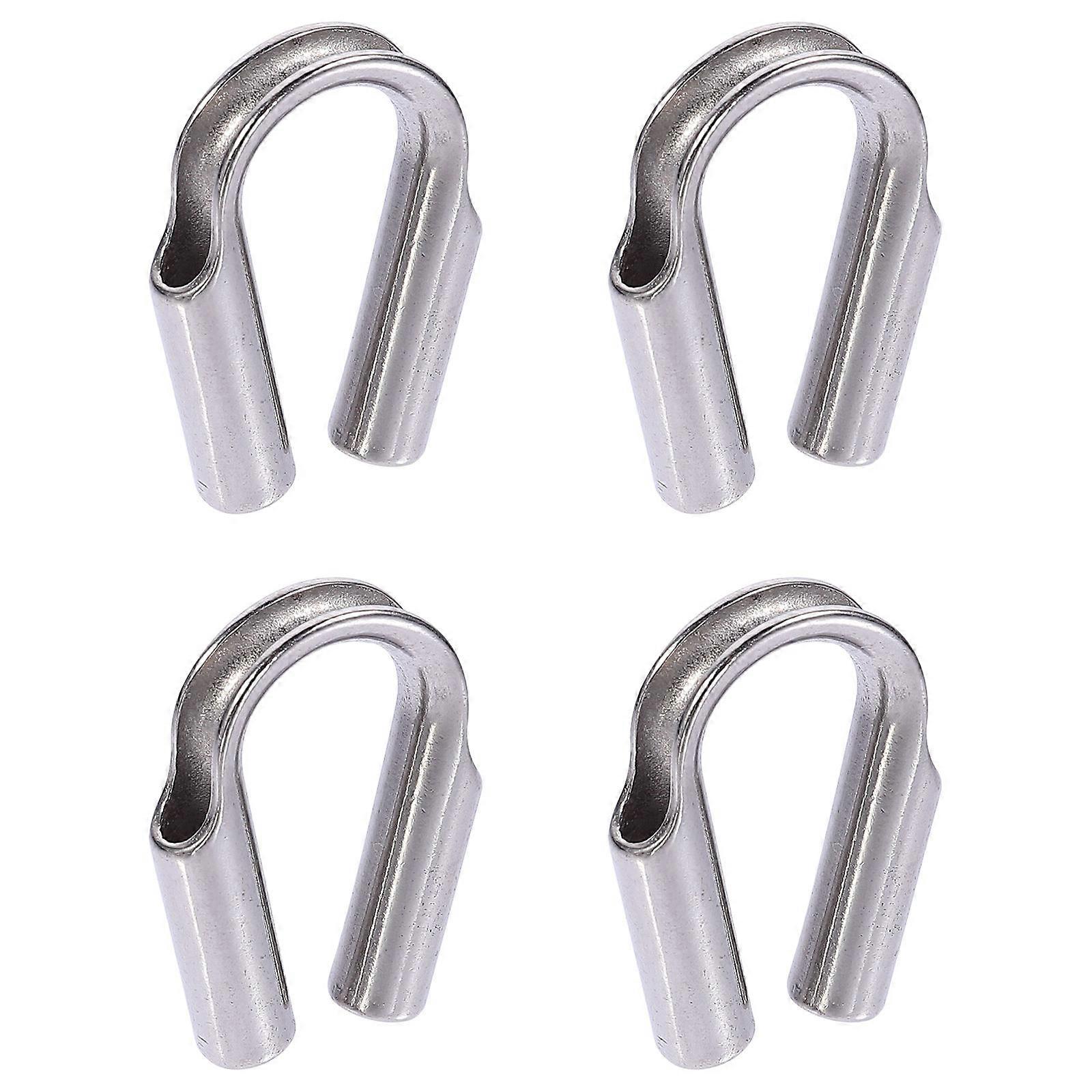 Chicken Heart Ring Cable Fixing Workpiece with Thimble Rigging 20Pcs