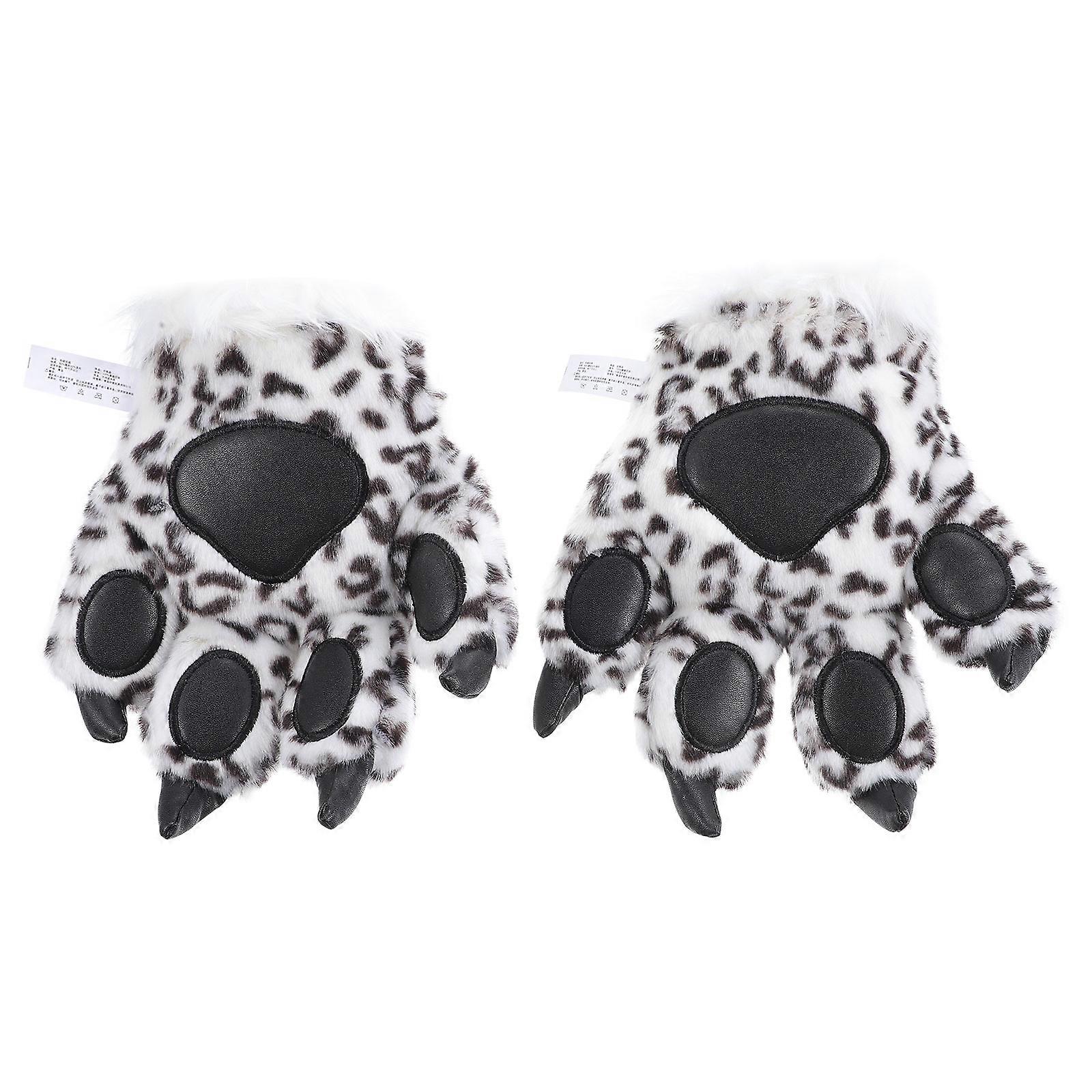 Plush Gloves for Protection Use 3Pairs Snow