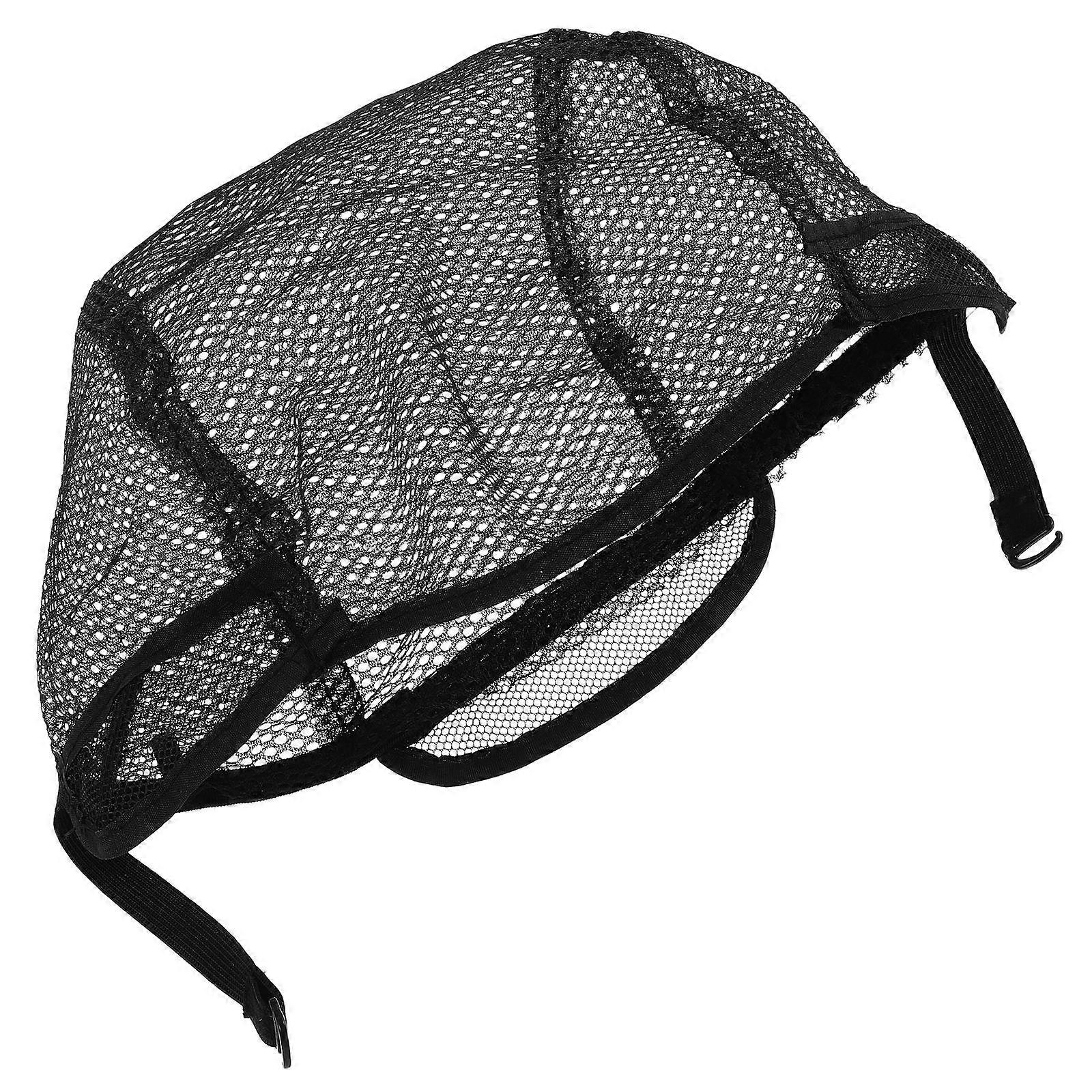 Wig Hair Net Black Mesh Cover for Hair Weaving Use 6Pcs Pack