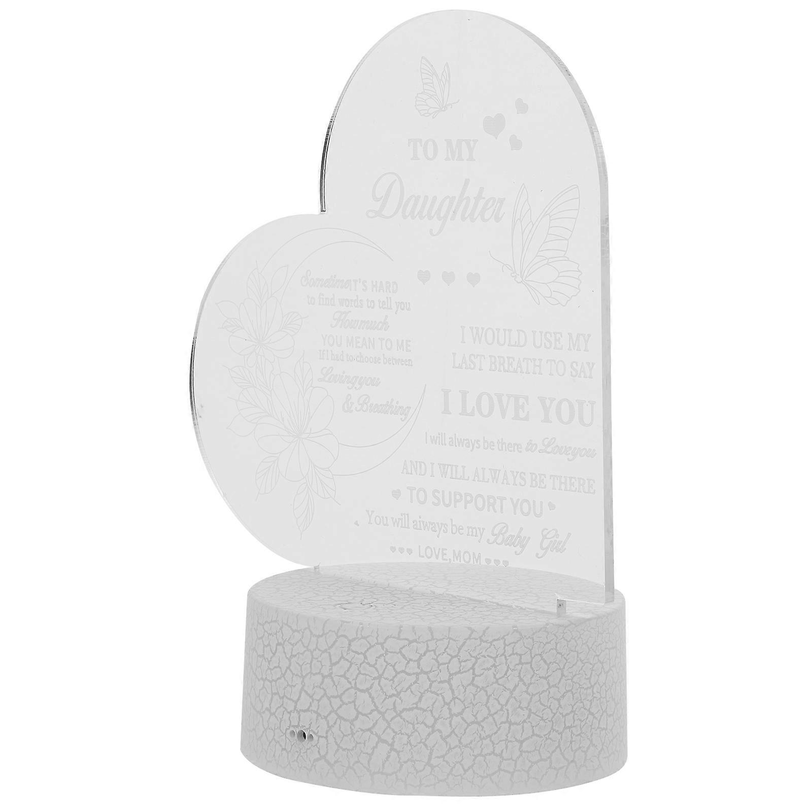 3D Visual Effect Night Lamp 2Pcs Kids Table Lamp For Birthday Home Decoration Dimensions 18.5X14X9.5CM Featuring Touch Control