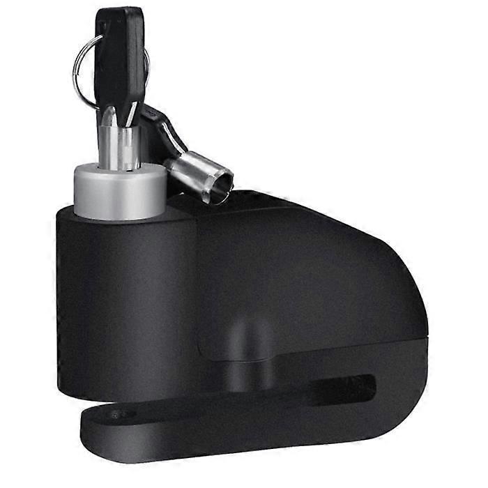 Motorcycle Anti-Theft Alarm Motorcycle Disc Lock Alarm Sound 110db for Motorcycle/Bike/Scooter with 2 Keys and 1 Hexagonal Key Black