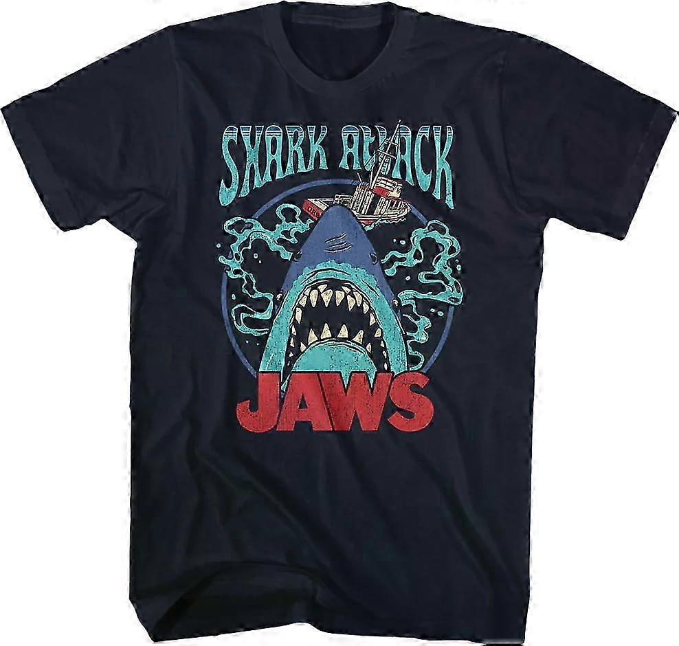 Shark Attack Circle Jaws T-shirt Rockinstone