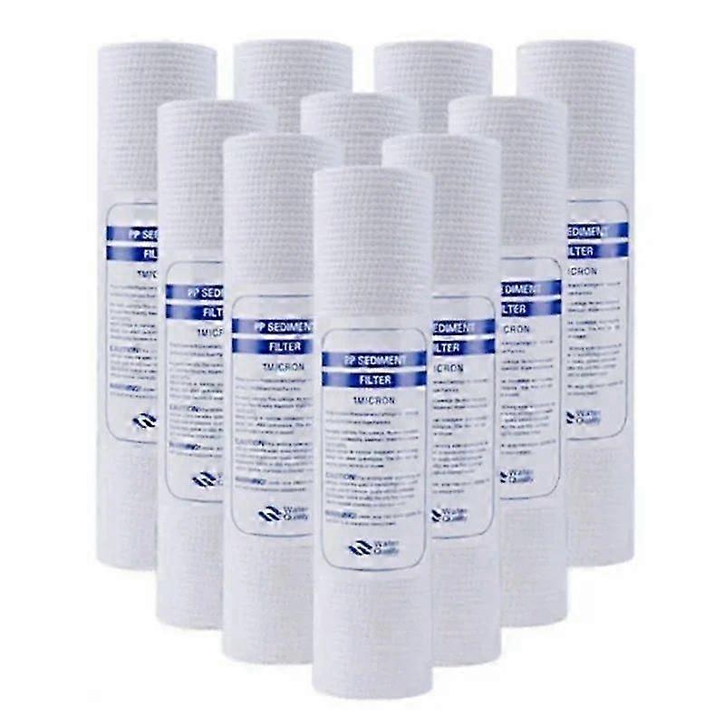 10x 1 Micron PP Cotton Filter for Clean Water, Universal Size