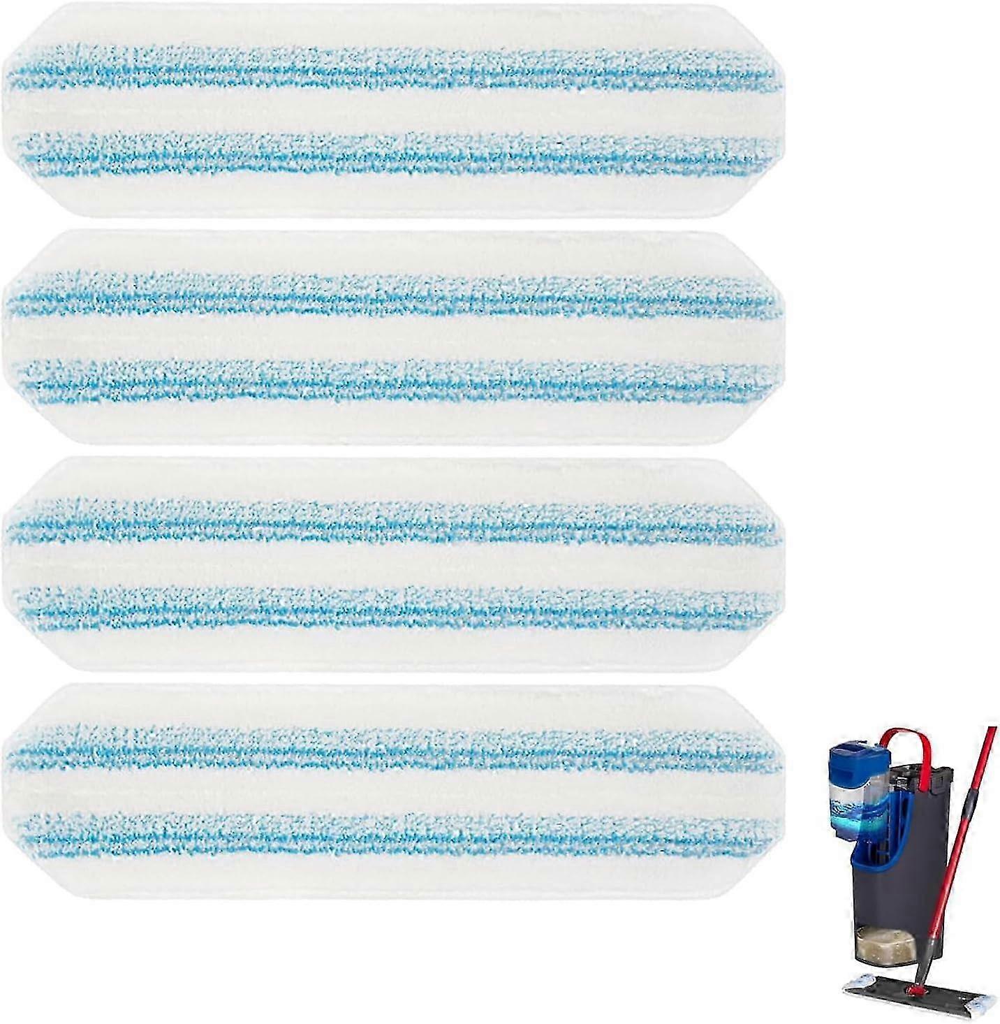 4-pack Suitable for Vileda H2PrO and O-Cedar H2PrO - Washable and reusable