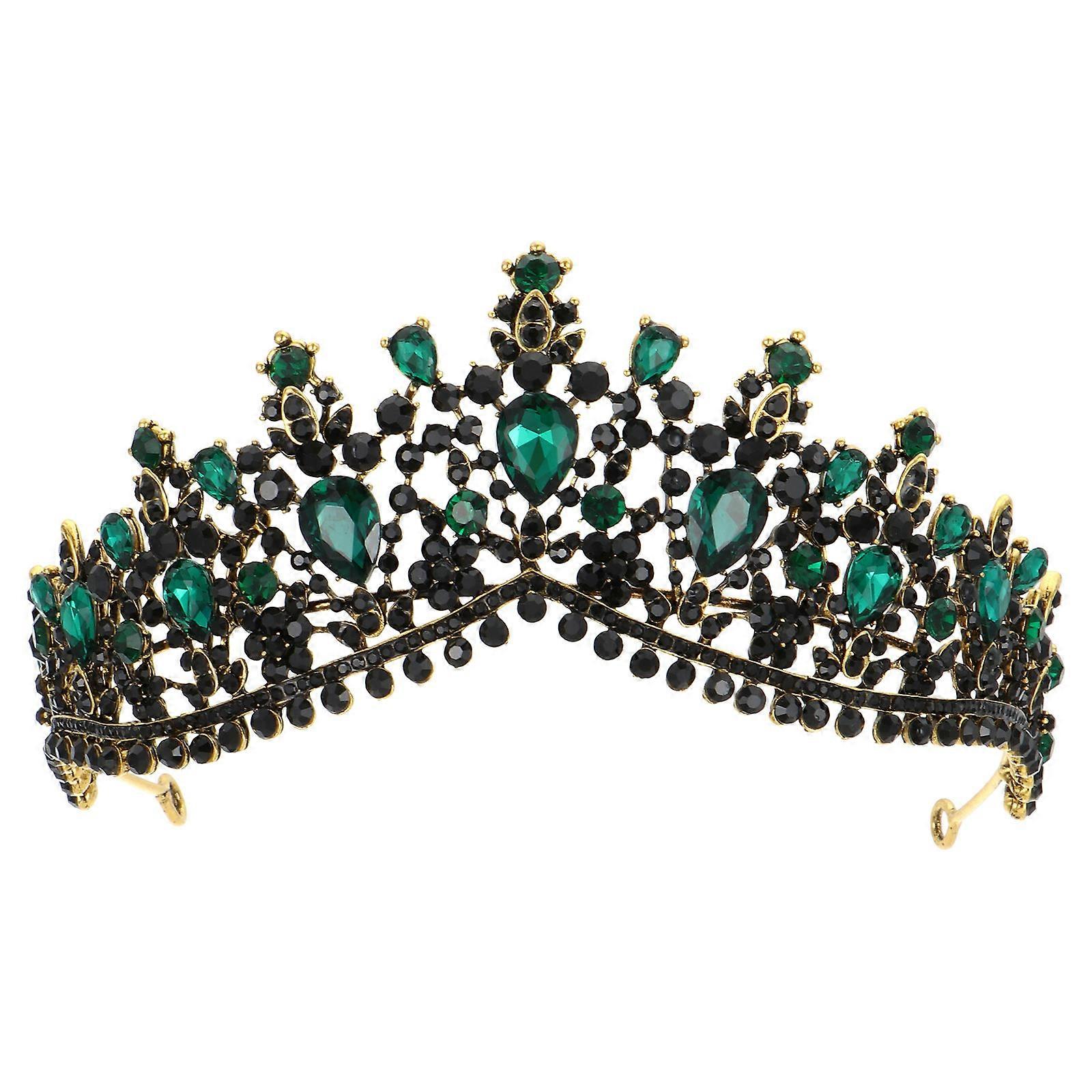 Wedding Rhinestone Crown Tiara for Decor Using Elegant Rhinestone Design