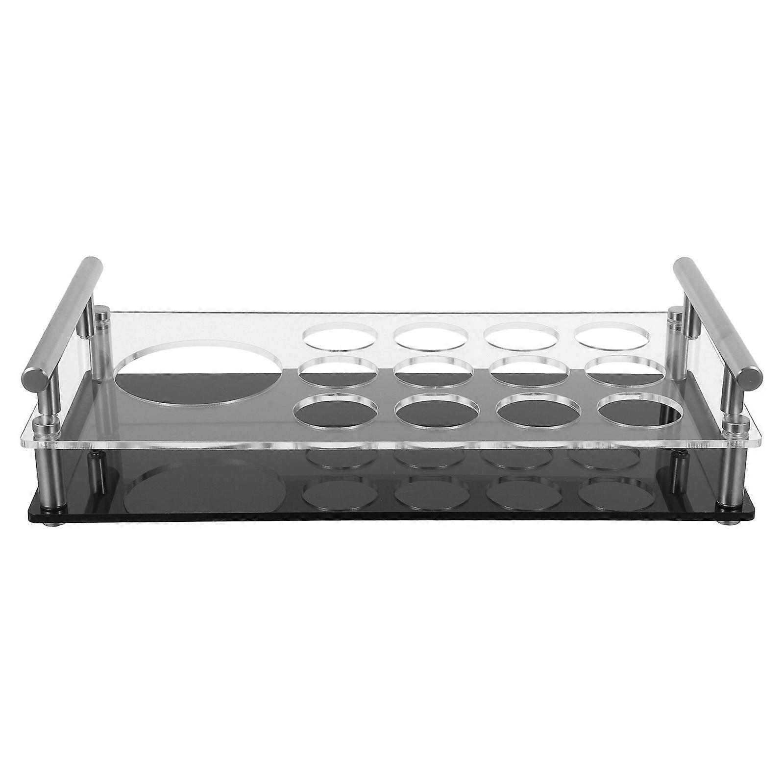 Holder Acrylic Serving Tray Organizer Portion Control Storage 1Pcs