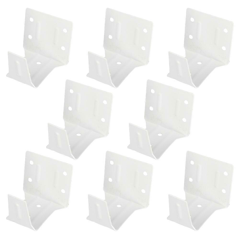 Iron Metal Window Shade Brackets for Blinds 32Pcs White Hardware
