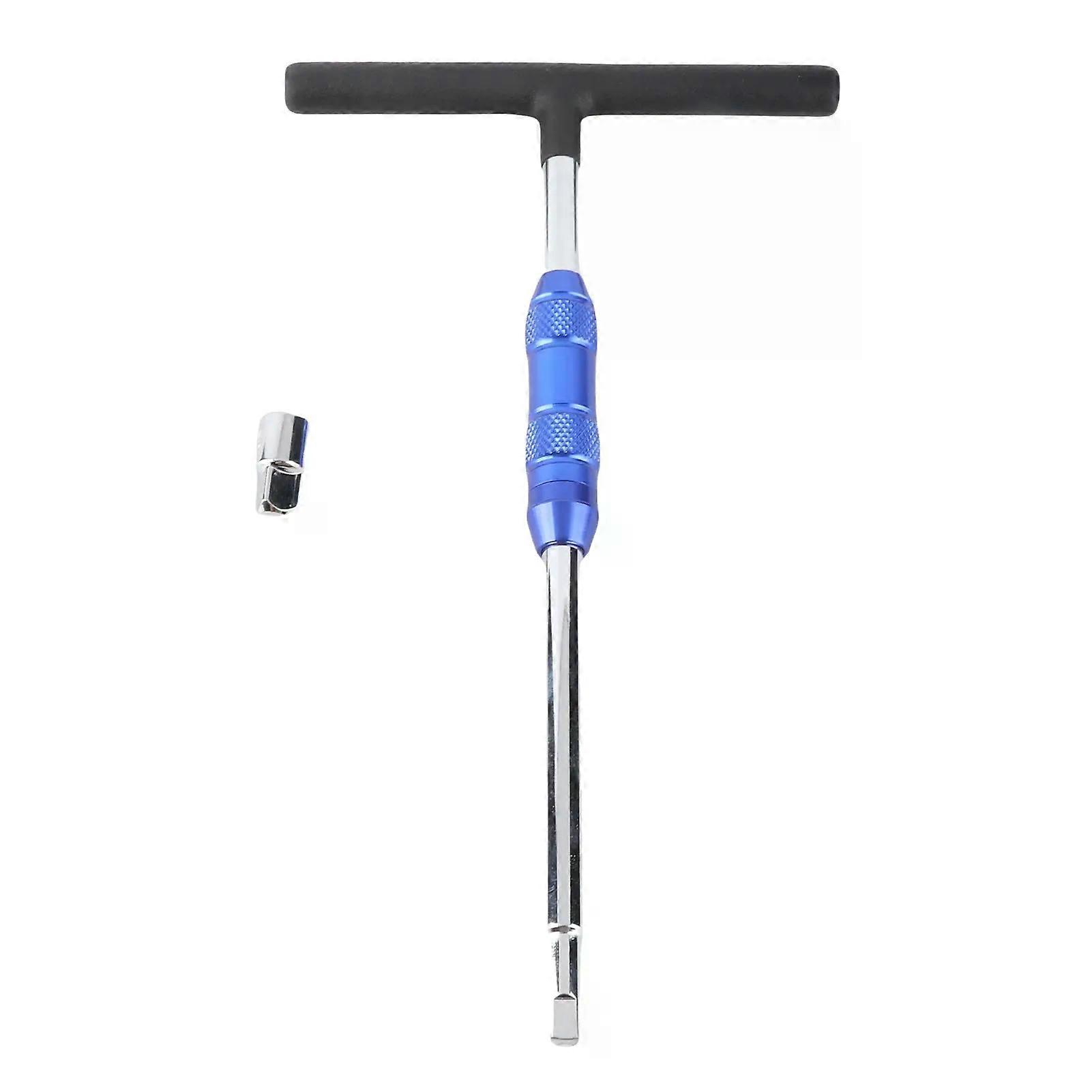 Industrial T Bar Wrench Set 1/4 Square Drive Electroplated Surface Universal Socket Adapter for Automotive Maintenance