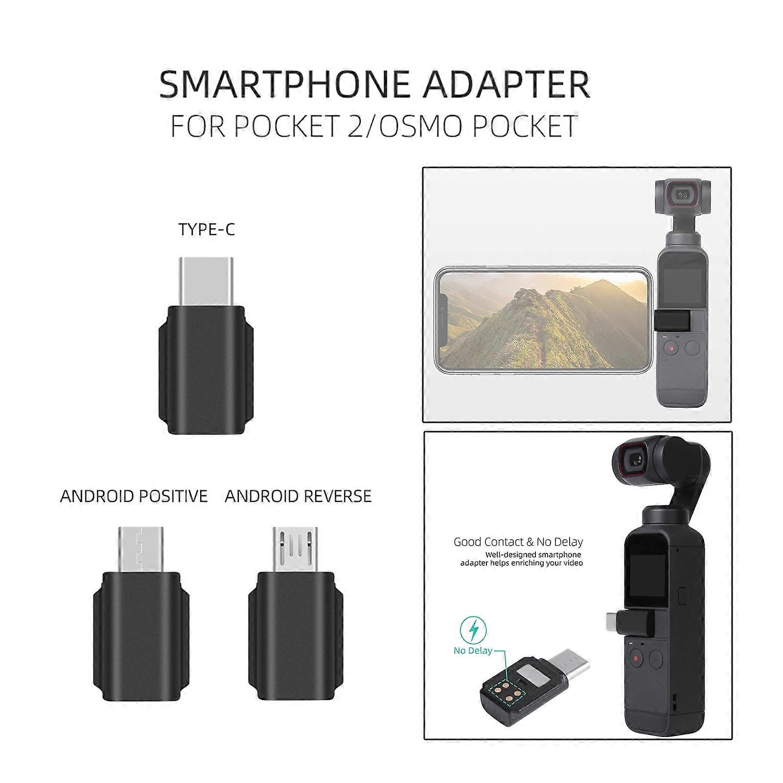 Jacenvly Clearance 2024 New Micro Usb For Osmo Pocket 2/1 Type-C Smartphone Adapter Phone Data Home Decor