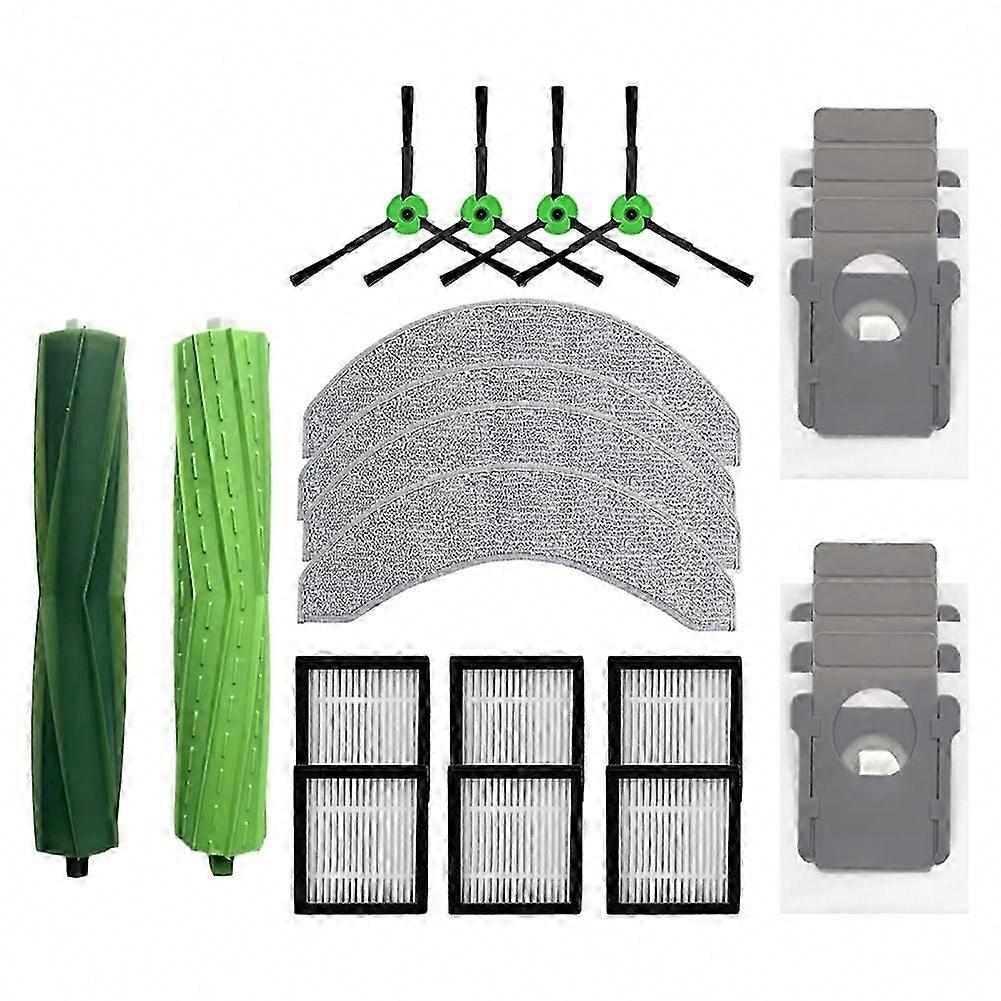 Irobot Roomba Combo 10 Max Vacuum Accessories: Main Brush, HEPA Filter, Mop Rag, Dust Bag Replacement
