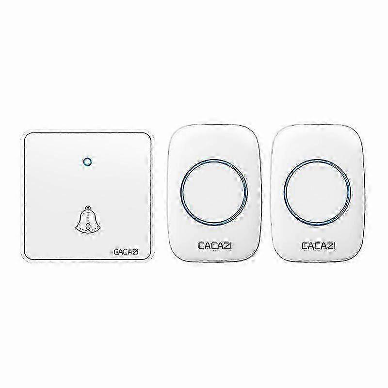 Wireless Digital Remote Control Doorbell 86 Large Button Pager Home Doorbell One-To-Two Pager