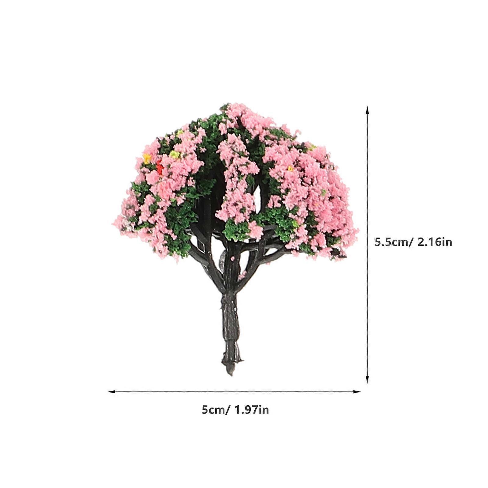 Miniature Plastic Landscape Model Tree for Decoration Use 240Pcs Set