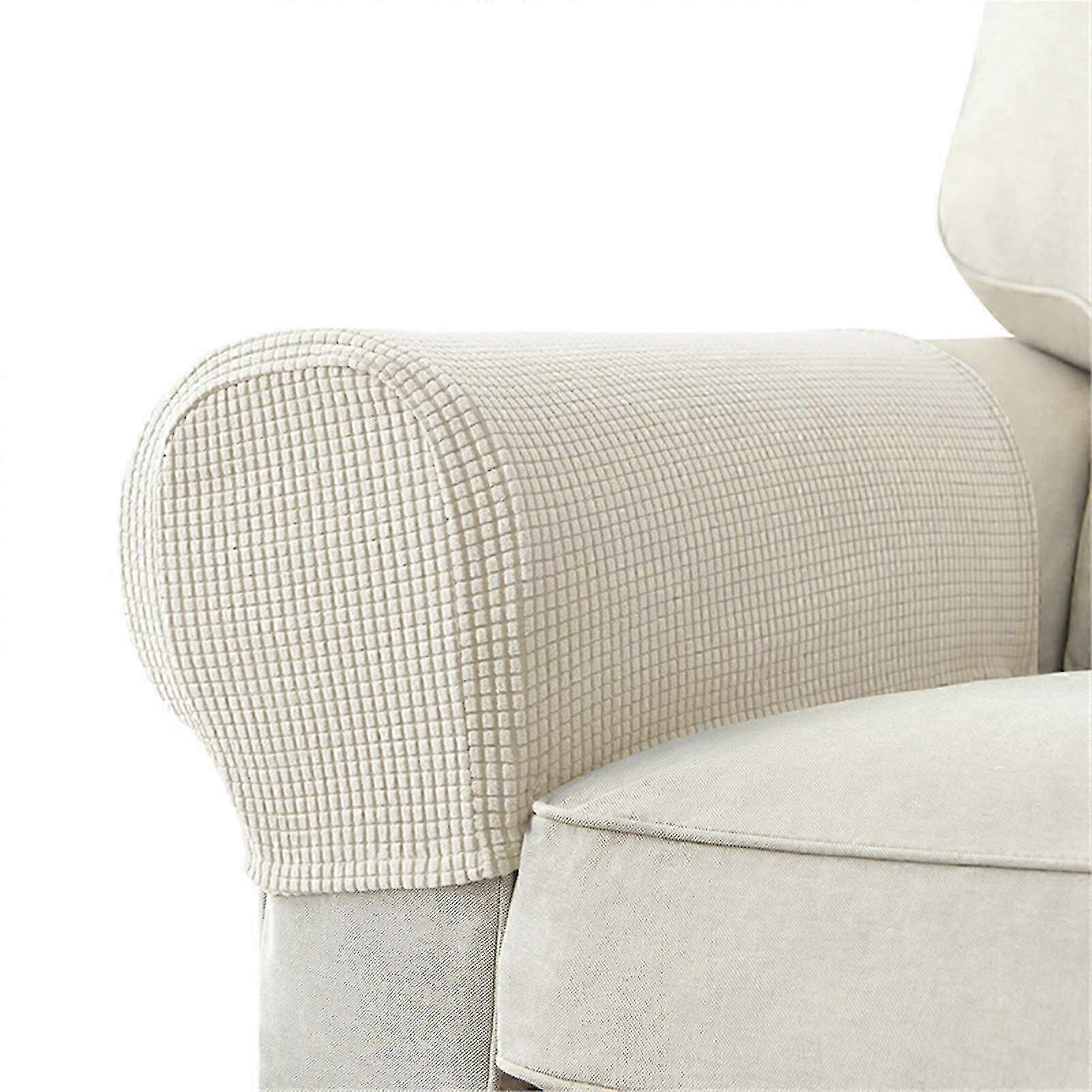 Soft Touches Sofa Armrest Covers Chair Arm Covers, Durable and Colorfast Sofa Armrest Protection, Fit Most Sofas Turquoise Blue