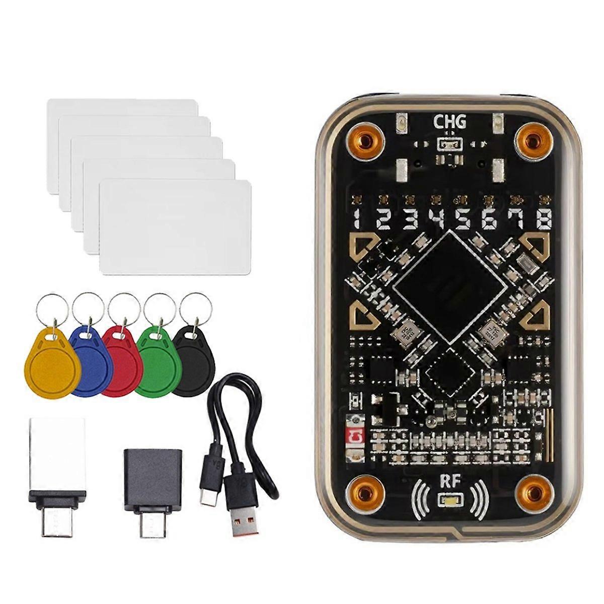 RFID Reader+5xCUID Keychain 5xUID Card Compliant to NFC Read Writer