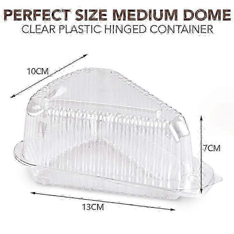 100Pcs Triangle Cheesecake Boxes Slice Cake Box Triangle Pie Holders Cake Boxes for Bakery Party Wedding