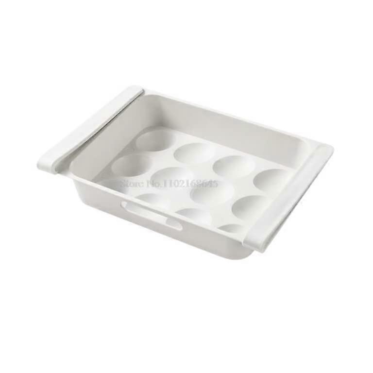 Egg Storage Box For Refrigerator Stackable Drawer Type Egg Bracket Kitchen Organizer