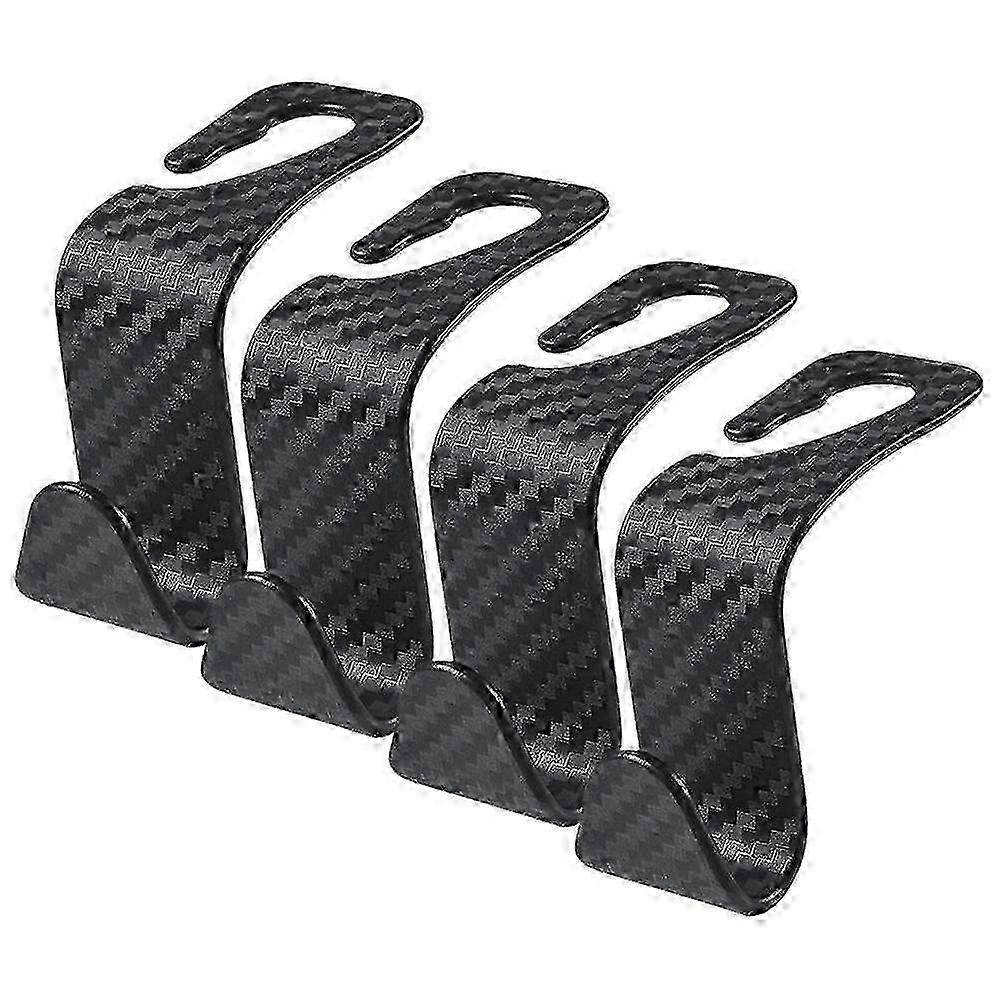 4pcs Thickened carbon brazing hook (A)$Hidden hook for car seat back multi-function item hook headrest seat back car small hook