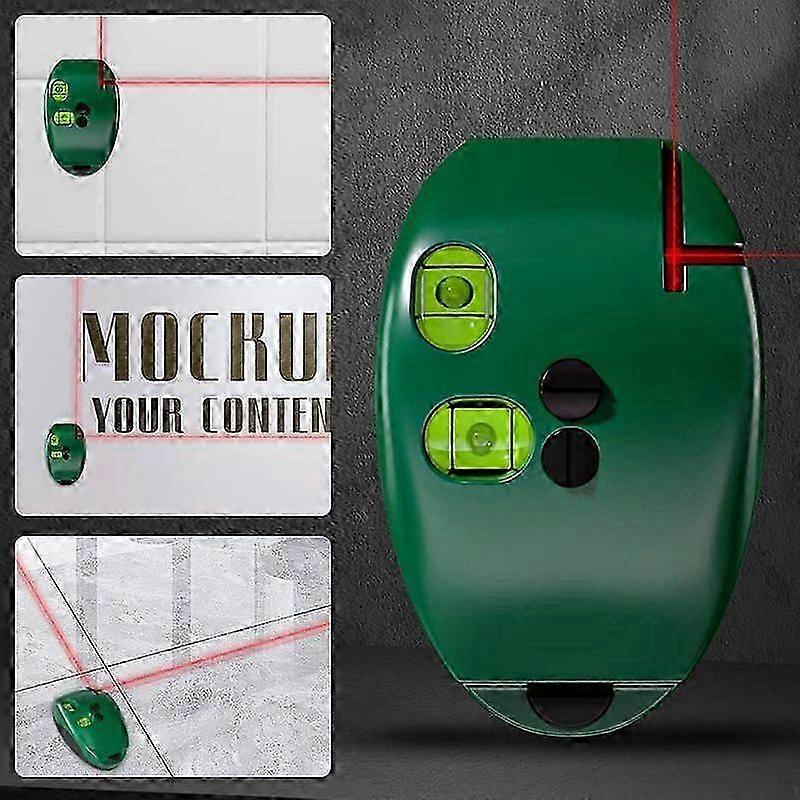 High Precision Infrared Right Angle Bubble Level Mini Laser Level Red Beam Lines 20M Long Distance Leveling Right Angle Tool