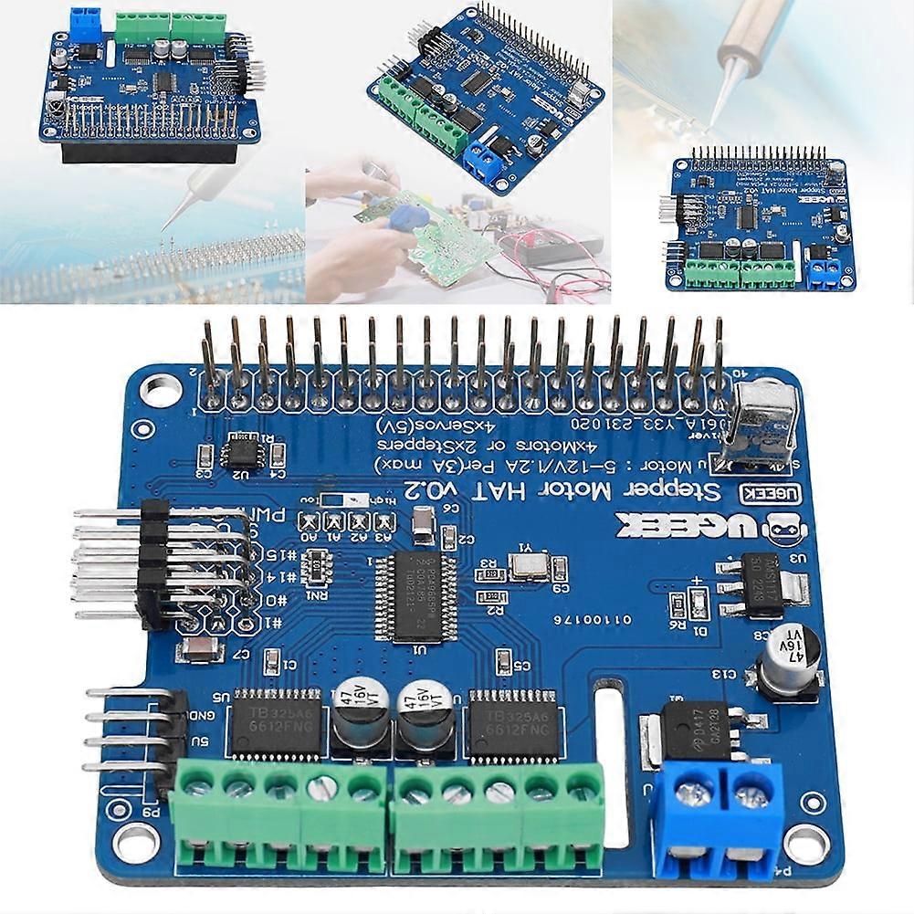 jixopn Robot Expansion Board Servo Driver Board Module V2 5V-12V for Raspberry PI 4B 3B