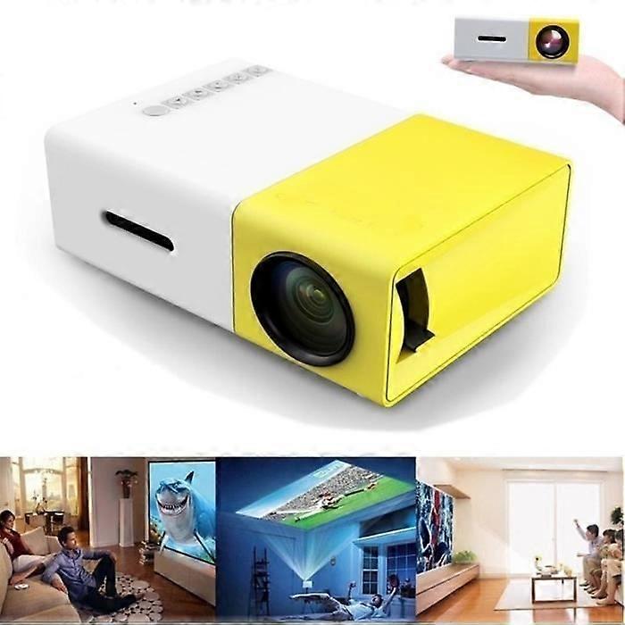 Mini Projector - YG300 - Full HD 1080p - LED - Yellow - Compact and Portable