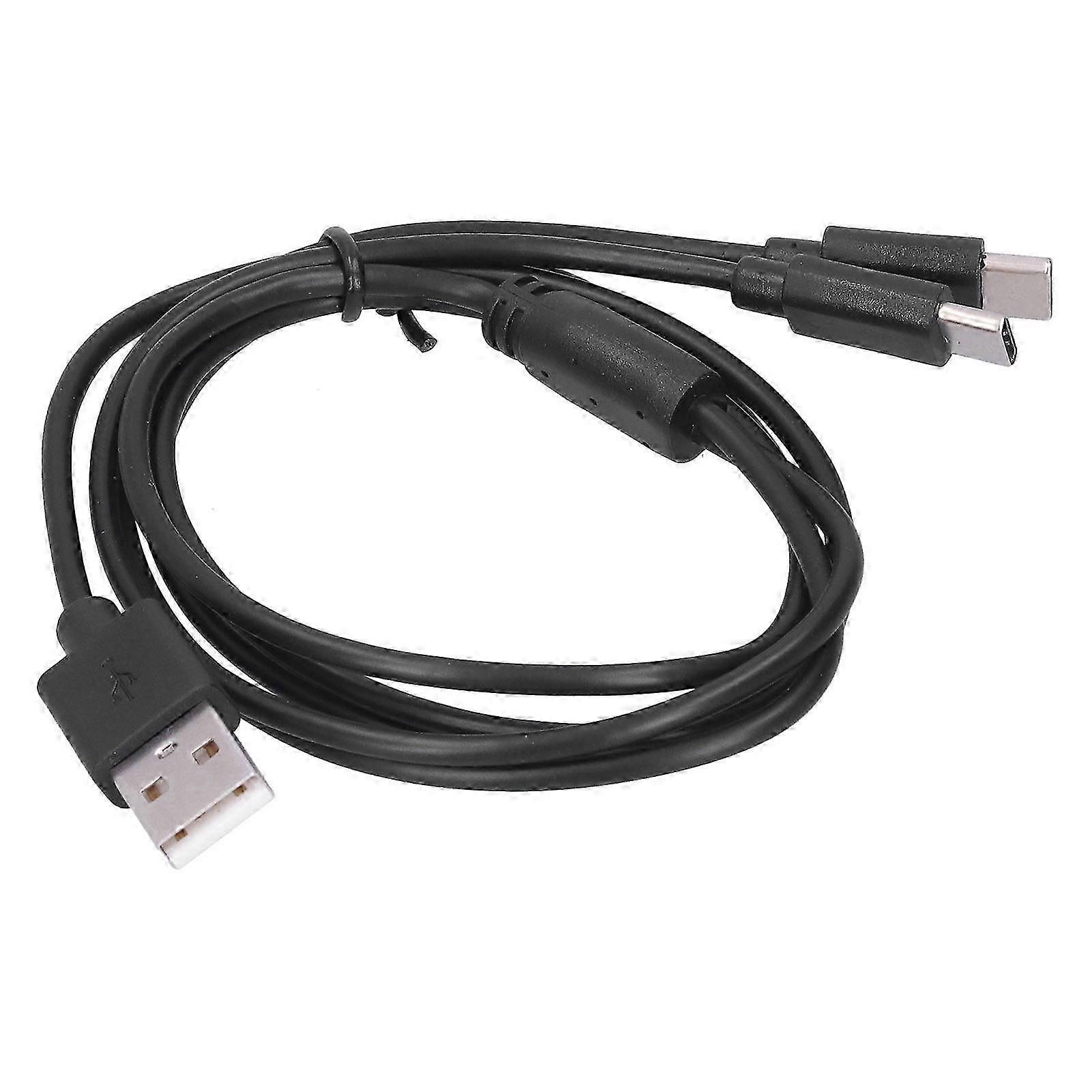 USB to Dual Port TypeC Power Cord 2 in 1 Multi Charging Cable for DJI OSMO pocket 2