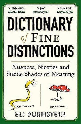 Dictionary Of Fine Distinctions by Eli Burnstein Paperback