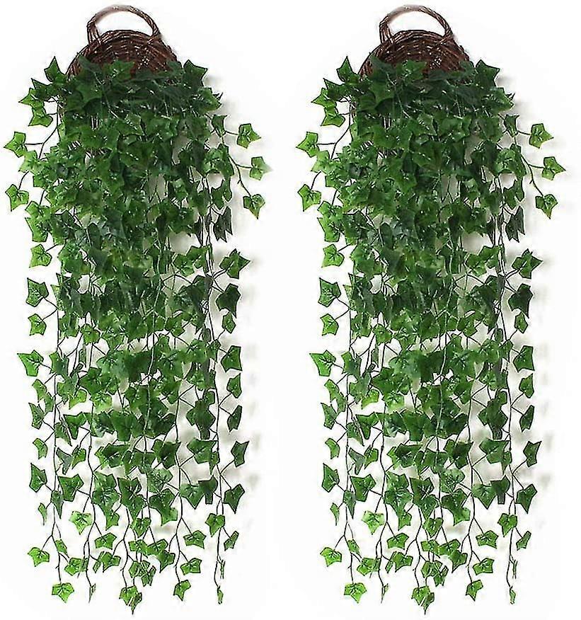 2pcs Artificial Ivy Hanging Vine Plants Hanging Vine String Plant